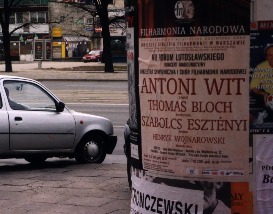 poster Warsaw Philharmonic - Thomas Bloch