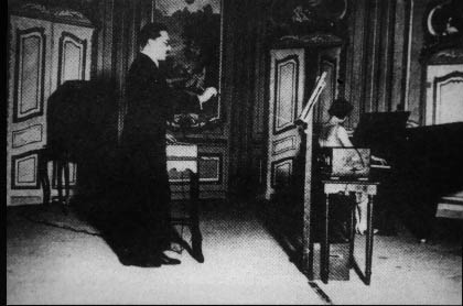Maurice et Ginette Martenot à l'opéra de Paris, en 1928